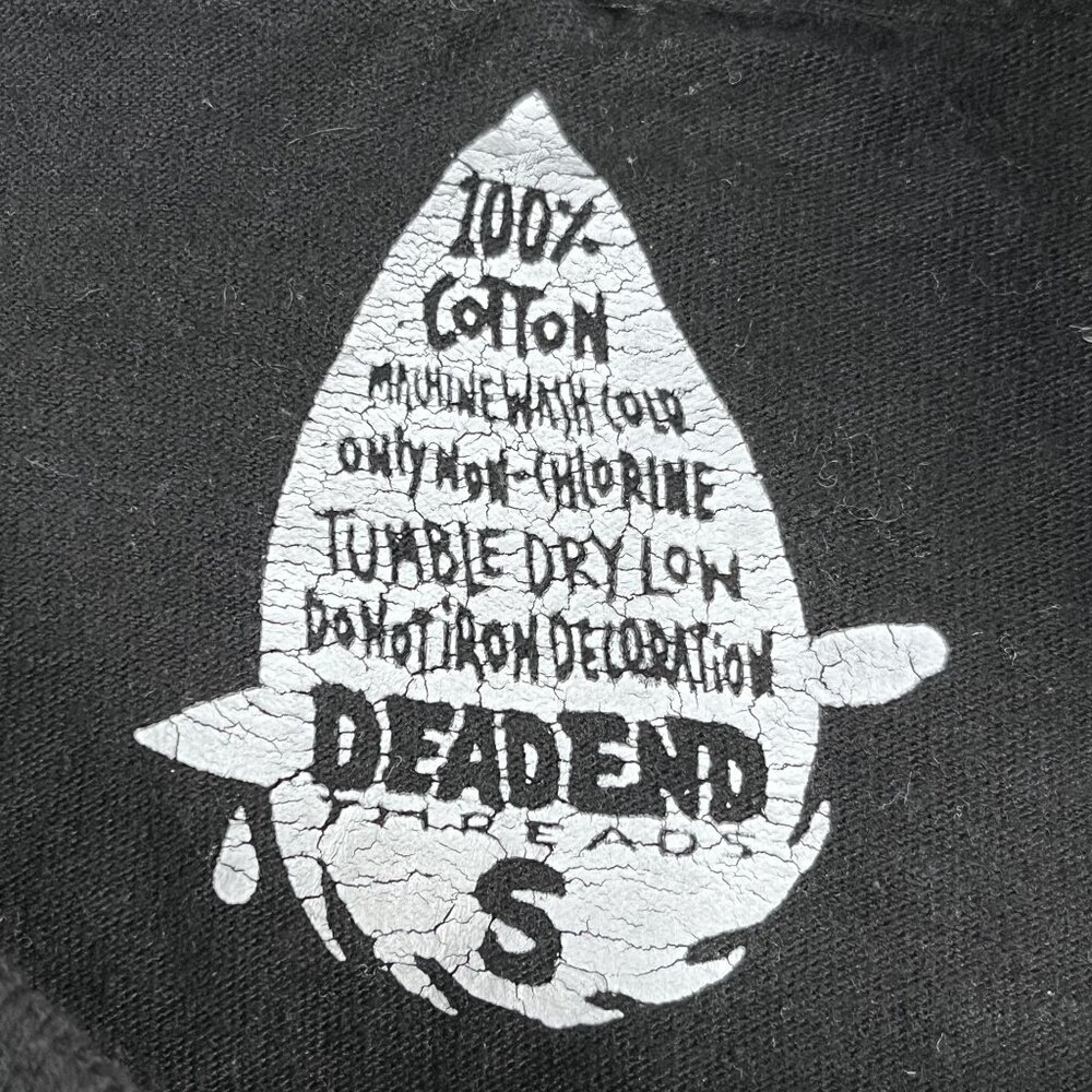 Beetlejuice Dead End‎ Threads Black T-Shirt Sz Small - Picture 3 of 3